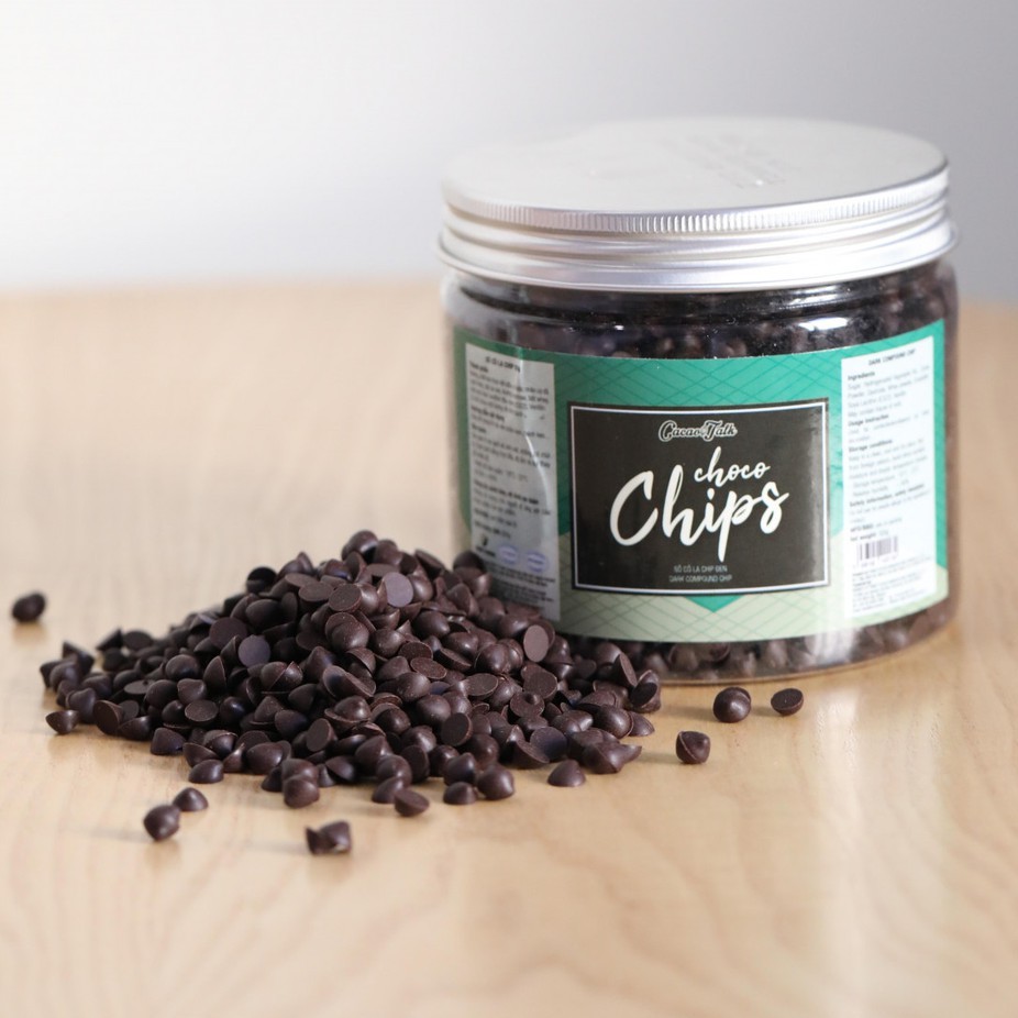 Socola chip đen Cacao Talk 300g