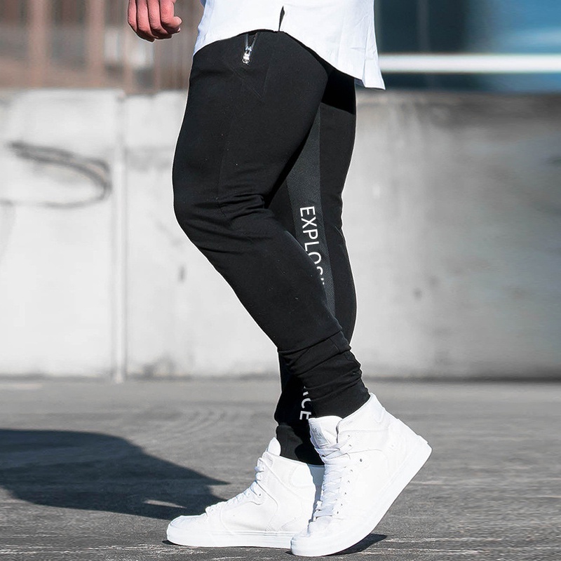 Quần Thể Thao Cotton Thoải Mái Ôm Dáng Cho Nam