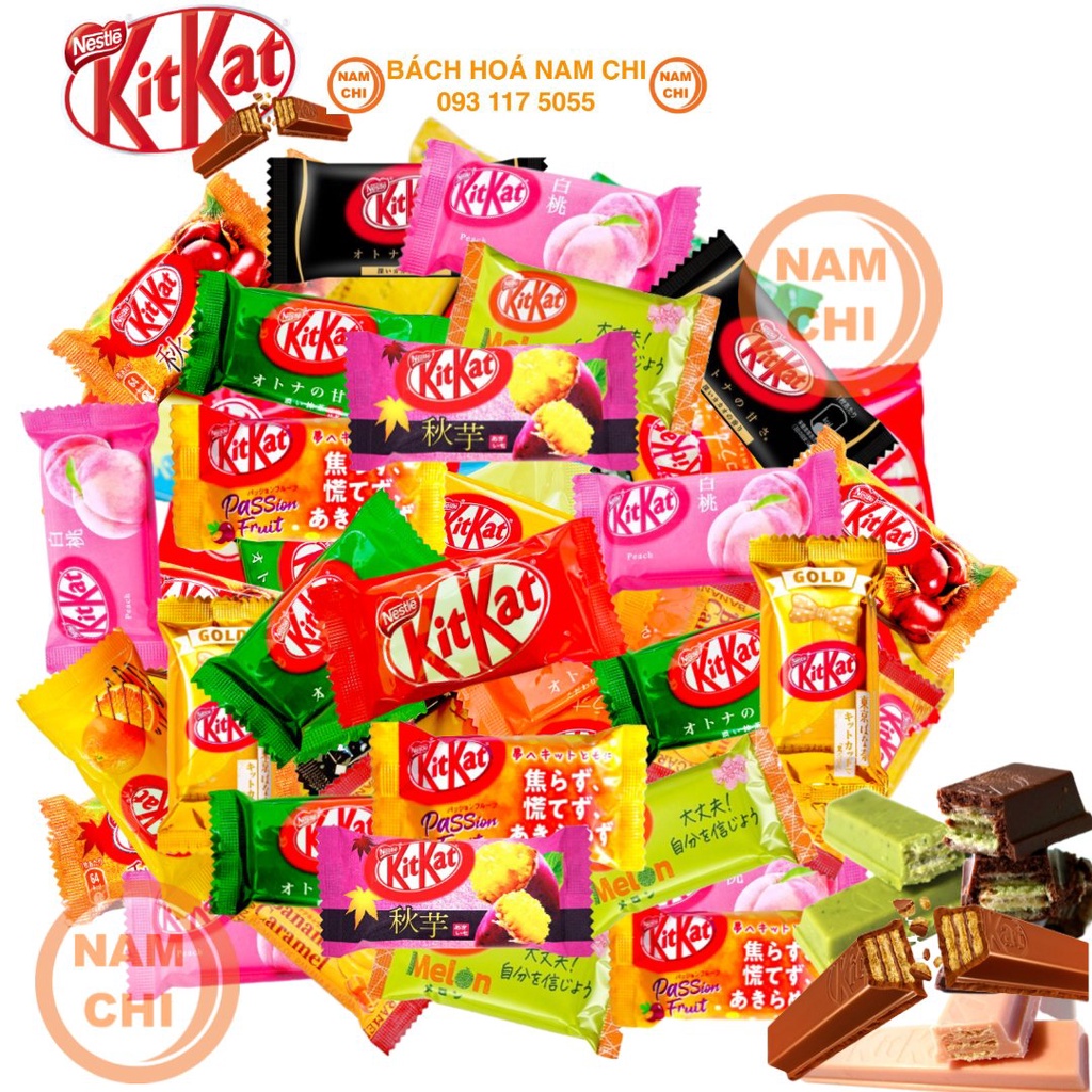 [LẺ 1 THANH] Bánh KITKAT Gói Lớn Nestle Đủ Vị - Nhật Bản