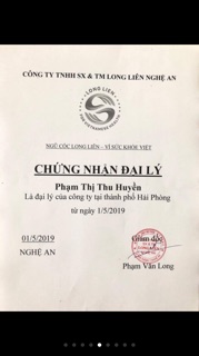 Trà ngũ cốc Long Liên