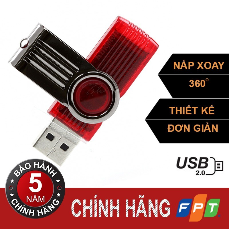 USB 2.0 Kingston DT101 2GB, 4GB, 8GB, 16GB, 32GB - Lưu Trữ Không Giới Hạn