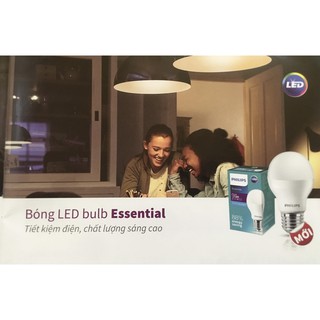 Bóng đèn Led Philips Esential Ledbulb 9W E27 6500K 230V A60 (Ánh sáng trắng) (Hàng phân phối chính hãng)