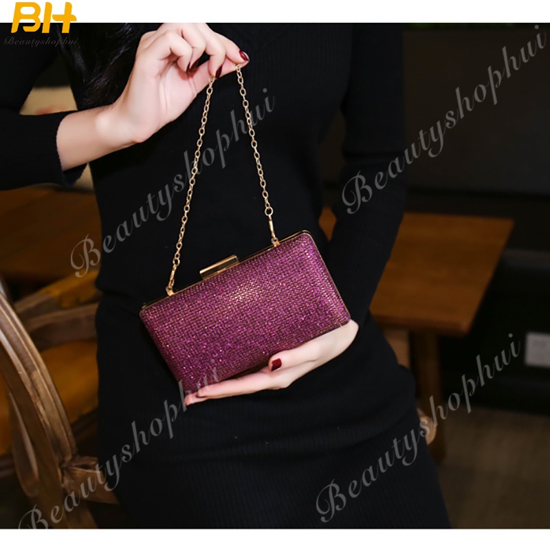 Ví cầm tay dự tiệc thiết kế thanh lịch thời trang cho nữ