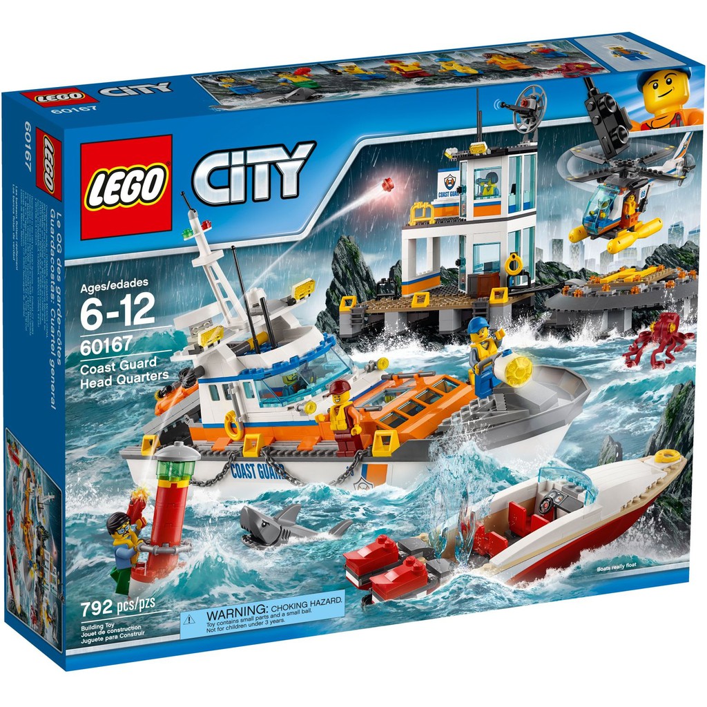 LEGO 60167 City - Trung Tâm Chỉ Huy Cứu Hộ Biển