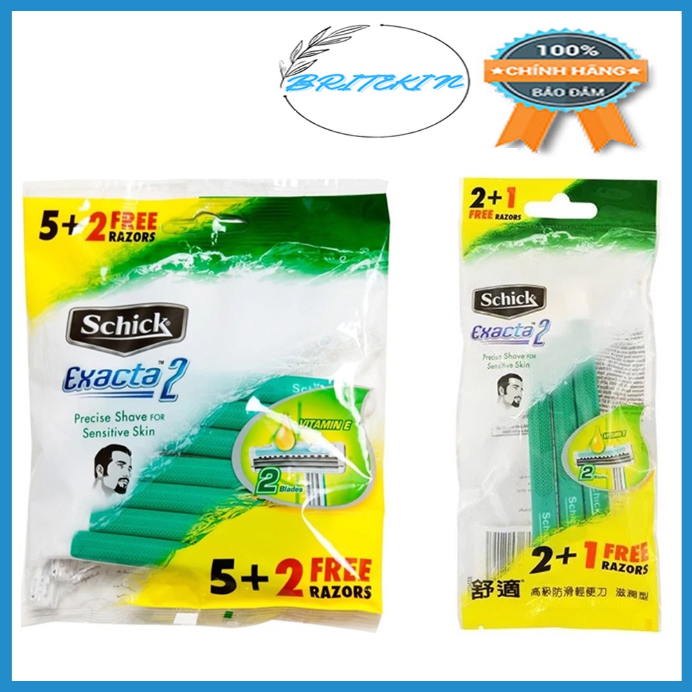 Dao Cạo Schick Exacta2 Sen 5+2