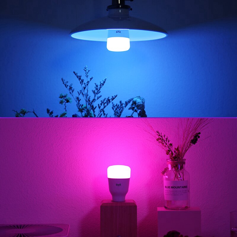 Bóng Đèn Led Thông Minh Xiaomi Yeelight Rgb 1s Rgb E27 8.5w 800 Lumens Điều Khiển Từ Xa