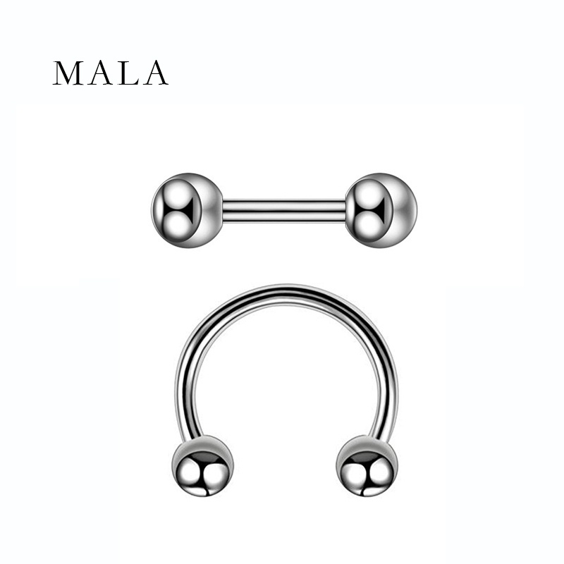 Khuyên tai MAYEBE LAVEND Bông tai bằng thép titan đơn giản phong cách Hàn Quốc