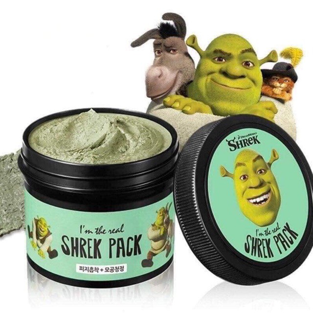 Mặt Nạ Đất Sét Bùn Ngon Chiết Xuất Bạc Hà Olive Young - I’m The Real Shrek Pack của Olive Young