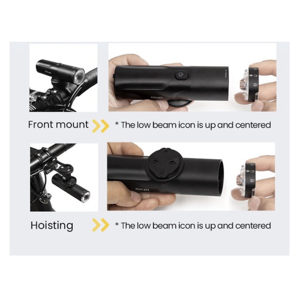 69bikeshop_ĐÈN CHIẾU SÁNG GIYO 400LUMEN / 800LUMEN CHÍNH HÃNG