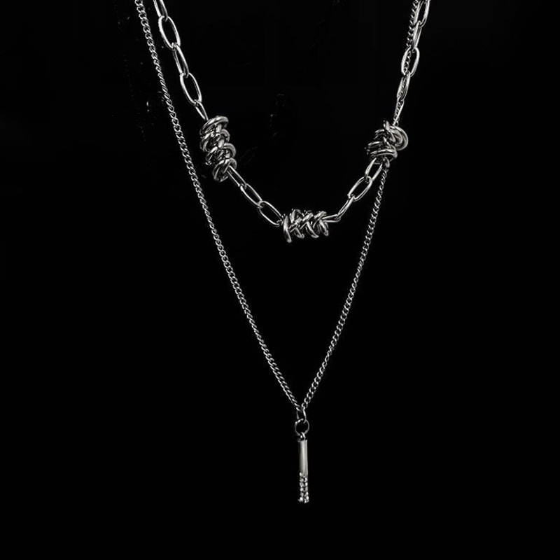 Dây chuyền phong cách hip hop đường phố retro