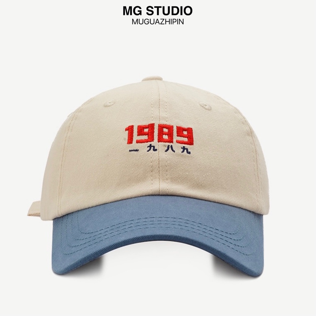 MG STUDIO/ “1989”letter embroidered baseball caps 4colors