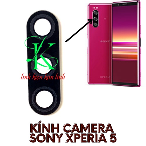 Kính camera sony xperia 5 có sẵn keo dán ( kính camera thay cho sony xperia 5 )