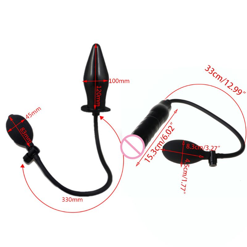 Dụng Cụ Bơm Hơi Vệ Sinh Mông Bằng Silicone Pu