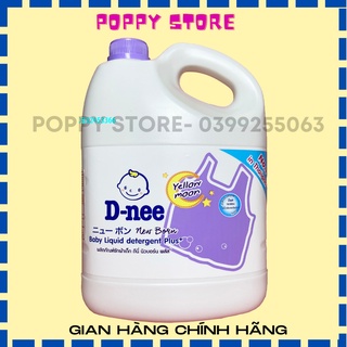[Mẫu Mới] Nước giặt Dnee tím Thái Lan 3000ML tích hợp 2 tính năng giặt và xả