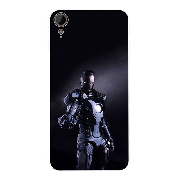 Ốp điện thoại nhựa mềm in hình Ironman sáng tạo cho HTC Desire 526 530 630 650 626 820 825 828 830 10 Pro EVO