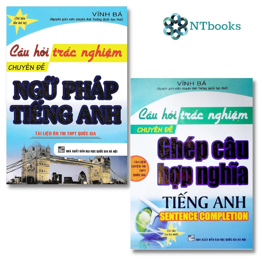 Sách - Combo Câu hỏi trắc nghiệm tiếng Anh theo chuyên đề (bộ 2 cuốn)