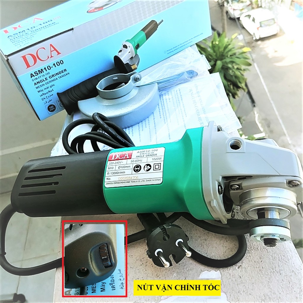 100mm Máy mài chỉnh tốc 100mm 1020W DCA  ASM10-100 (S1M-FF10-100)