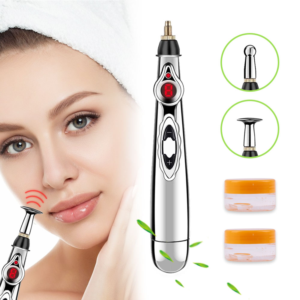 Bút massage liệu pháp giảm đau bằng laser 3 / 5 đầu tiện lợi