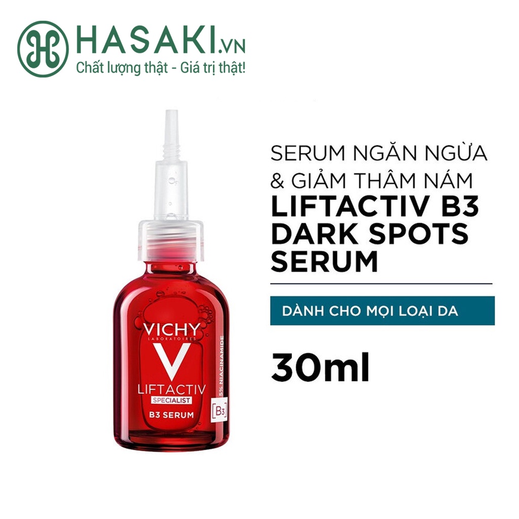 Tinh Chất Vichy Làm Mờ Vết Thâm Và Nếp Nhăn LiftActiv B3 Serum Dark Spots & Wrinkles 30ml