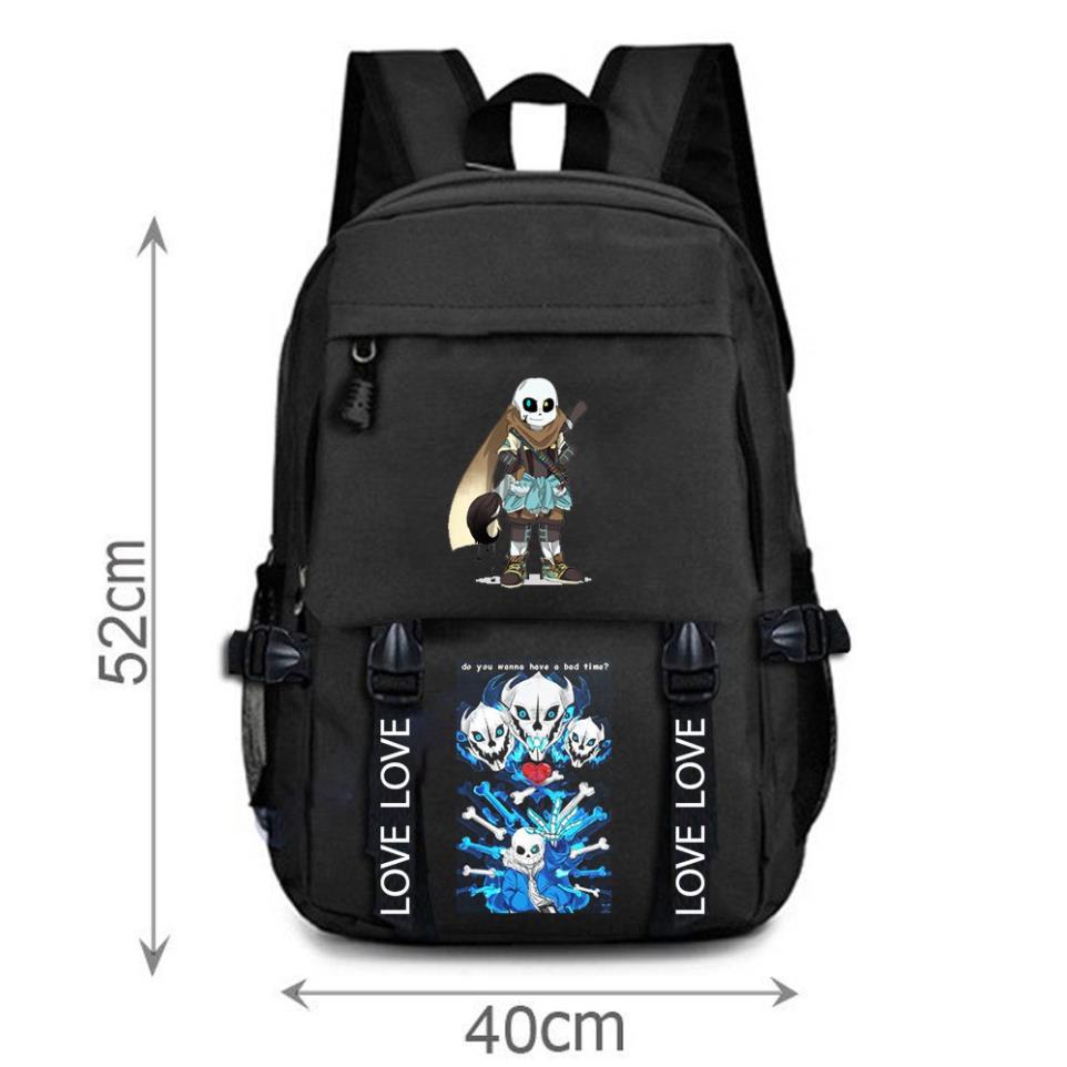 Balo in hình bé Sans Undertale độc đẹp giá rẻ - hàng độc quyền / uy tín