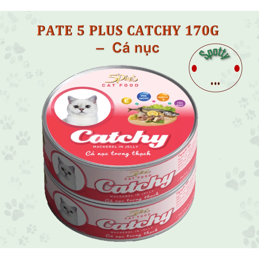 PATE MÈO CATCHY 400gr & 170gr | thức ăn cho mèo | pate mèo