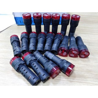 ( 10 cái ) Còi báo 24V phi 16 màu đỏ AD16-16SM
