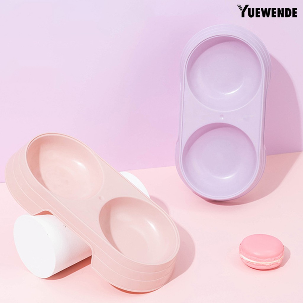 Tô đựng thức ăn thú cưng chất liệu PP màu trơn