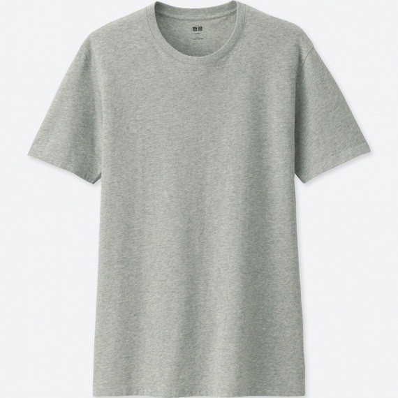 (Extra size) Áo thun nam cổ tròn trơn cộc tay Uniqlo-100% Supima cotton (áo phông nam size lớn)