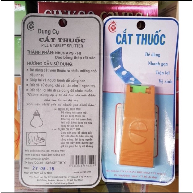 Dụng cụ cắt thuốc
