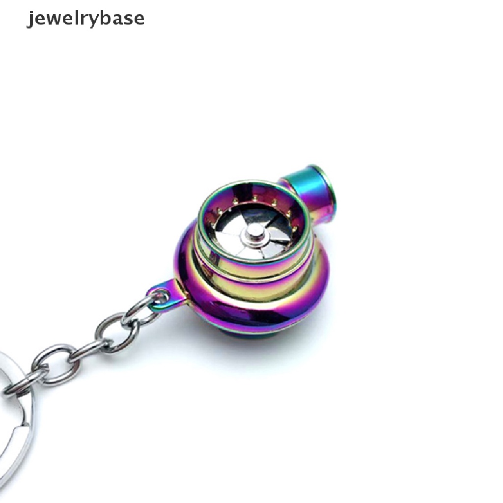 Móc Khóa Sạc TURBO Bằng Kim Loại Mạ Chrome Không Nhựa Máy Nén! Boutique