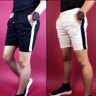 Quần short kaki nam, kaki lửng nam phối sọc