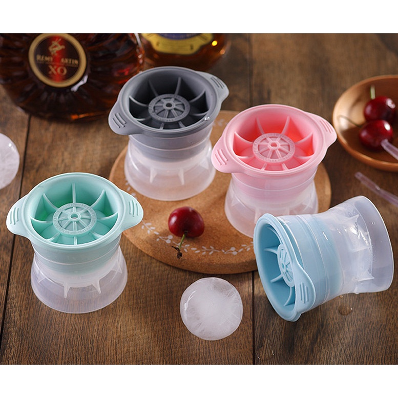 Khuôn làm đá silicon tròn