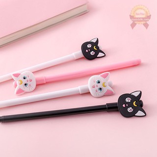 Bút nước đen gel mèo đen heo hồng cute dễ thương