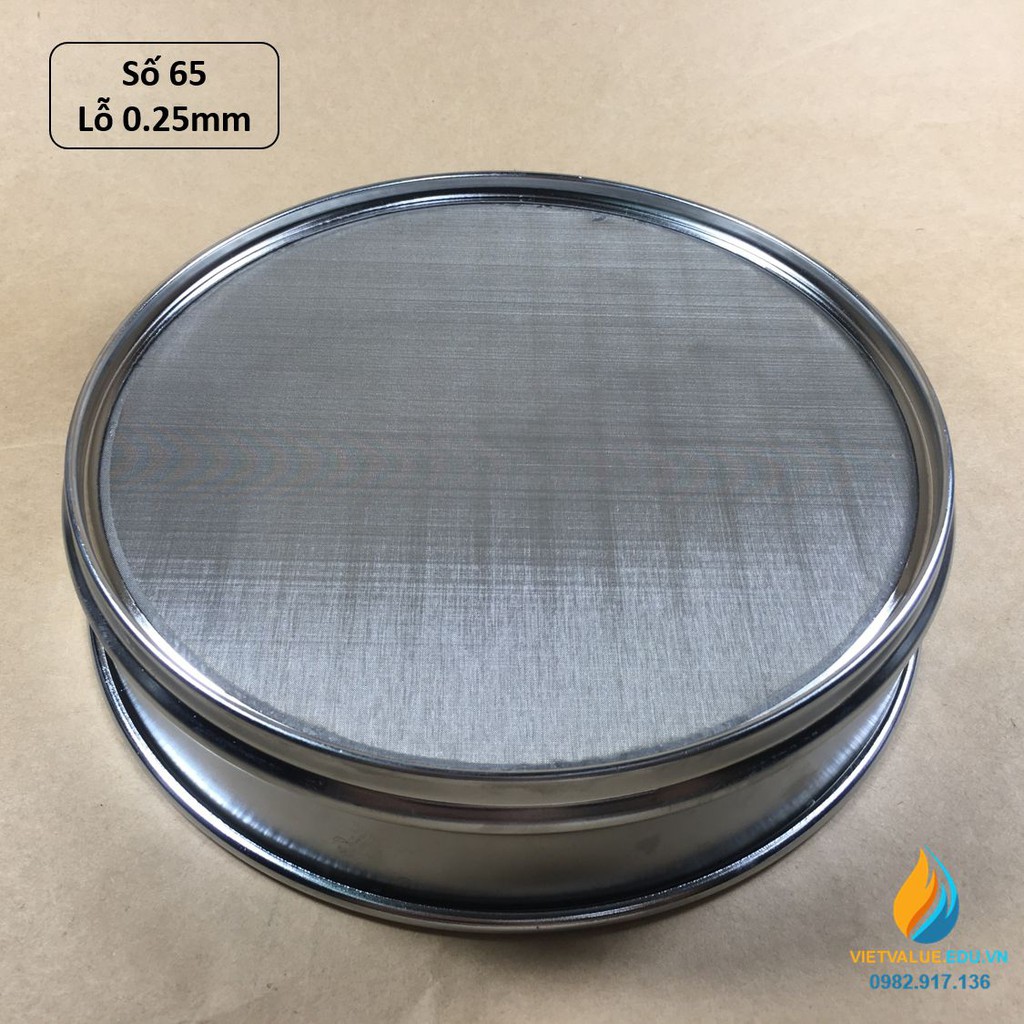 Sàng rây tiêu chuẩn đường kính 20cm kích thước mắt sàng 0.25mm, mã sàng ...