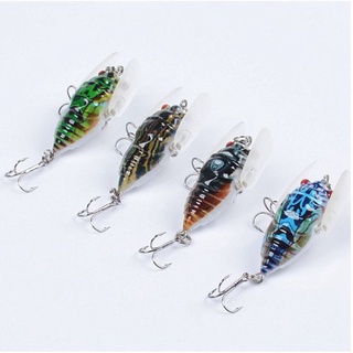 Mồi lure Ve sầu, Ong , Ếch cứng mini siêu nhạy cá