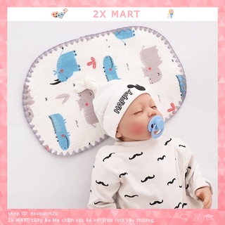 Gối xô cho bé trẻ sơ sinh 10 lớp muslin tree cao cấp