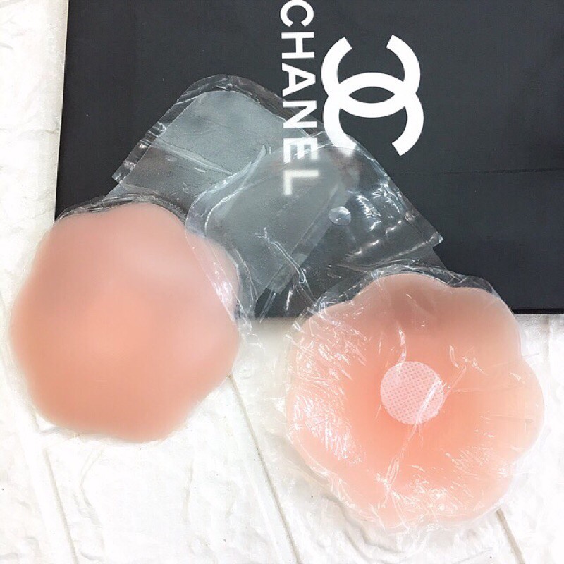 Miếng Dán Áo Bra Dán Cài Trước Tạo Khe Siêu Đẩy Nâng Ngực Silicol Giấy Chống Xệ Dán Đầu Ngực