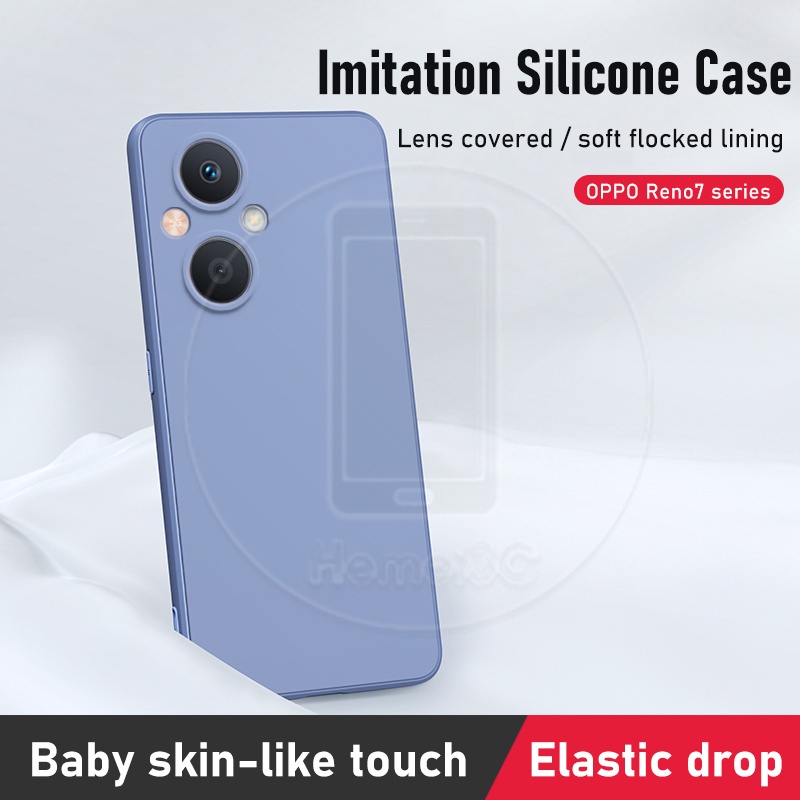 Ốp Điện Thoại TPU Mềm Hình Vuông Cho Oppo Reno 7 7Z Pro Reno7Z 5G