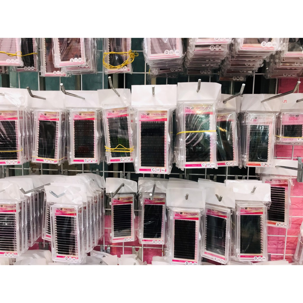 Mi fan 4D  - Chân keo nhỏ - dễ bắt keo - Mi fan sẵn Hani Lash