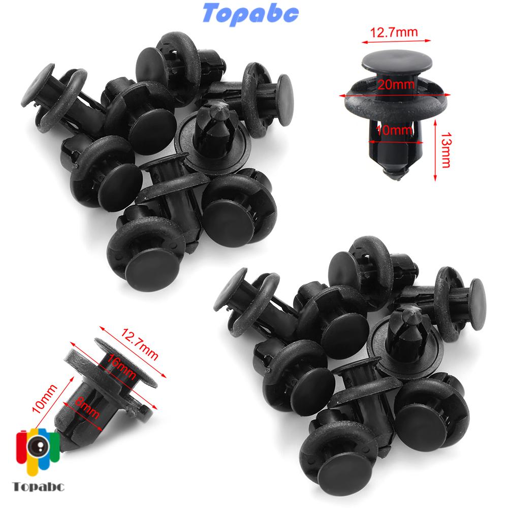 Set 20 Đinh Tán Nhựa 8mm 10mm Cho Xe Hơi