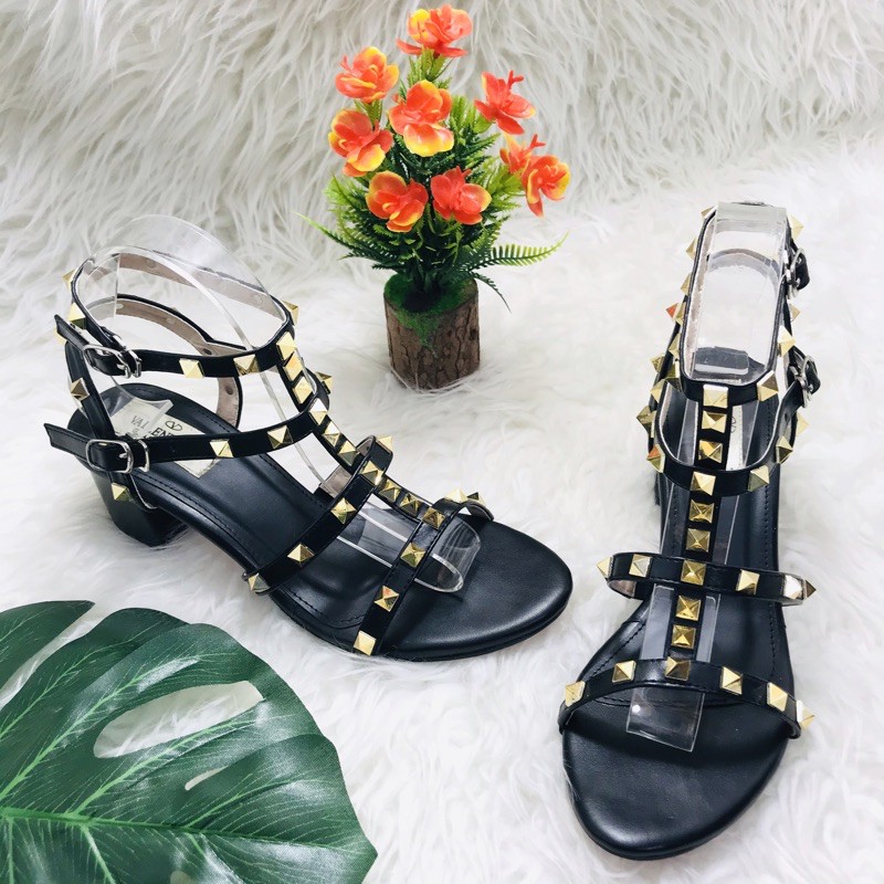 Giày Cao Gót Valentino 5537 Phong Cách Gladiator