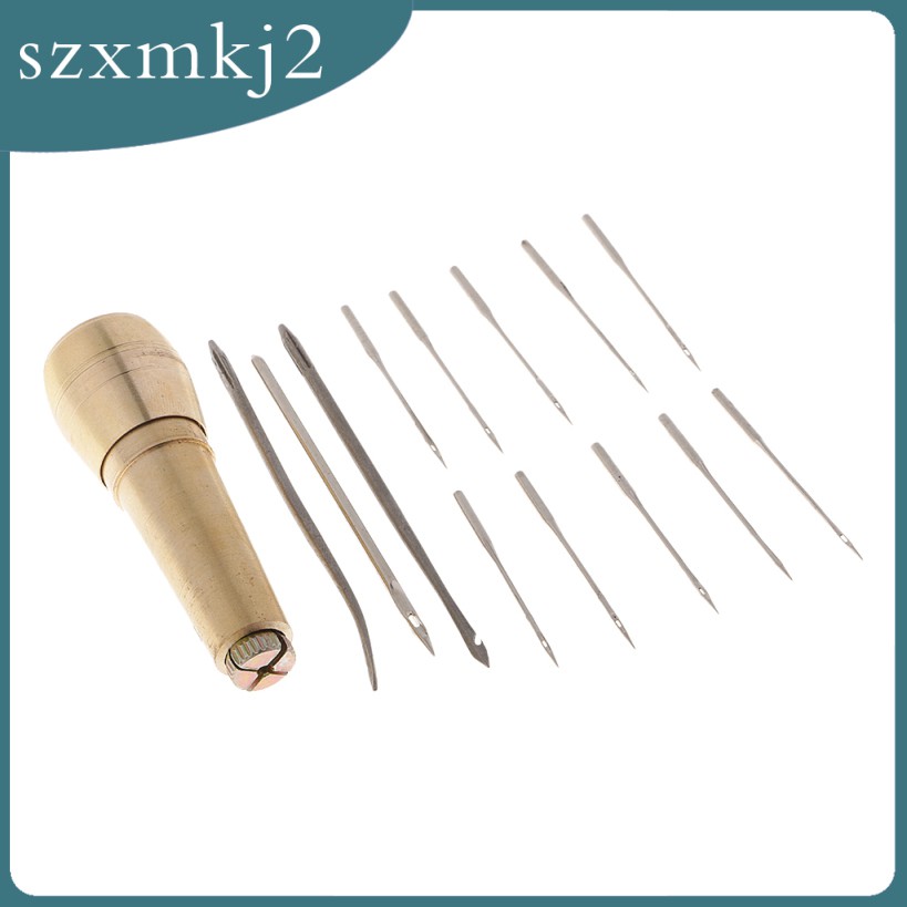 Set 14 Cây Kim May Tay Cầm Bằng Đồng Dễ Thương szxmkj2