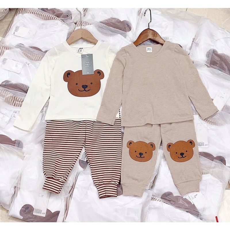 combo 2 bộ gấu cho bé