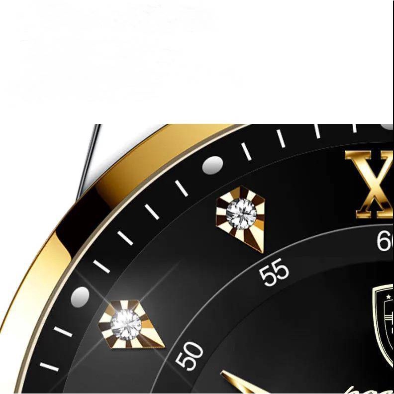 Đồng Hồ Đeo Tay HT3 Geneva Chống Thấm Nước Phát Sáng Thời Trang Sang Trọng Cho Nam