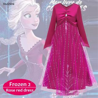 Bộ Đồ Hóa Trang Nữ Hoàng Băng Giá Elsa 2 Mảnh 3-12 Tuổi