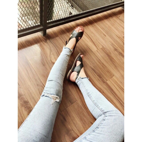 Sandal quai chéo MAILIAA đế xịn loại 1 đi ôm chân