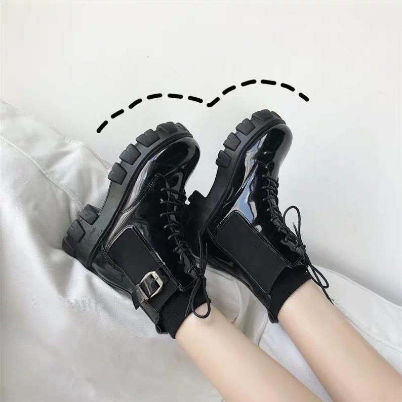 Boots nâng gót 5cm kiểu dáng chiến binh dành cho năm 2020, hàng quảng châu loại đẹp [Sale]