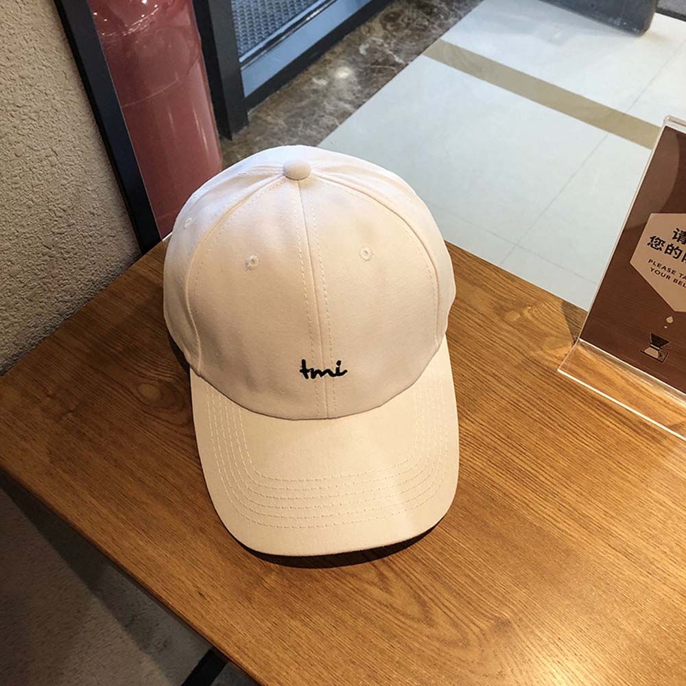 Mũ lưỡi trai thêu chữ phong cách hip hop Hàn Quốc cho nam nữ
