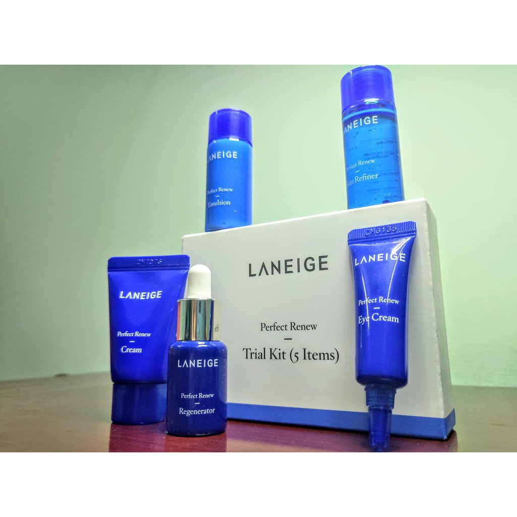 Bộ chăm sóc da Laneige Perfect Renew Trial Kit 5 items