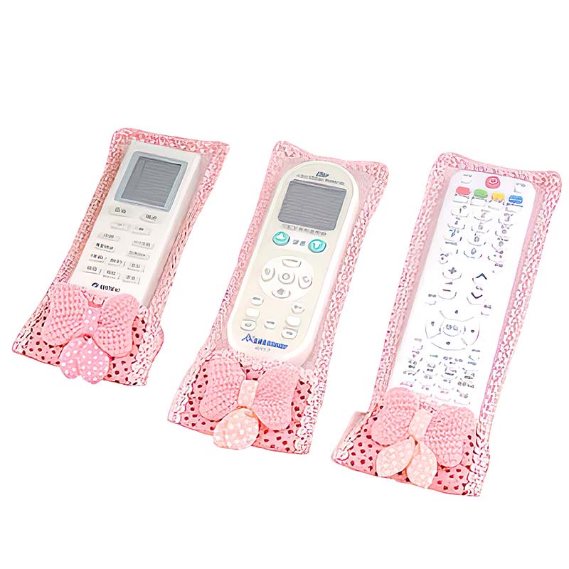 Vỏ bọc điều khiển từ xa bằng vải chống bụi có ren và nơ